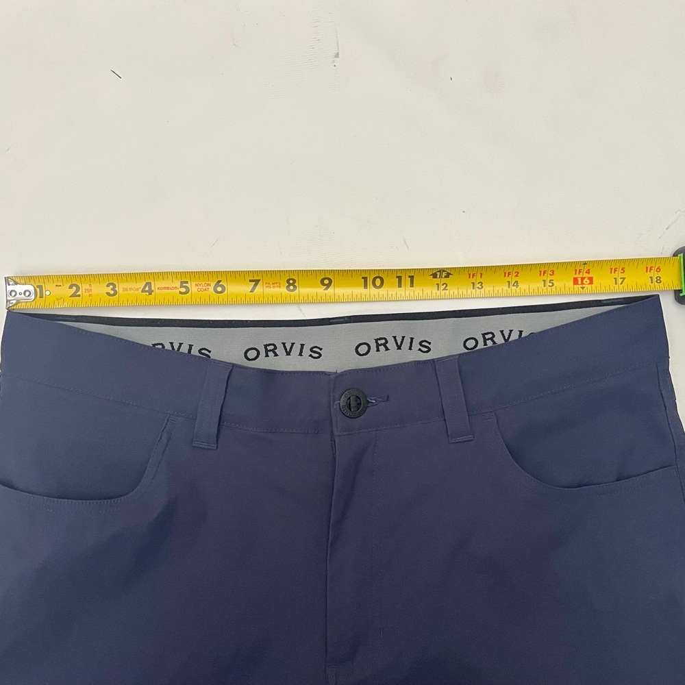 Orvis Mens Classic Collection Lightweight 5 Pocket Trek Pant Sz 36X29 navy blue - Picture 7 of 9